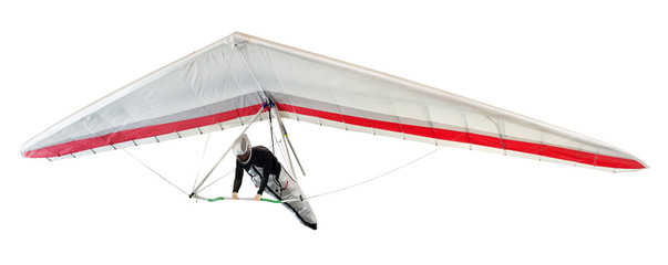 Hang glider soaring the thermal updrafts © photology1971