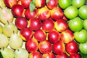 Fresh fruits closeup