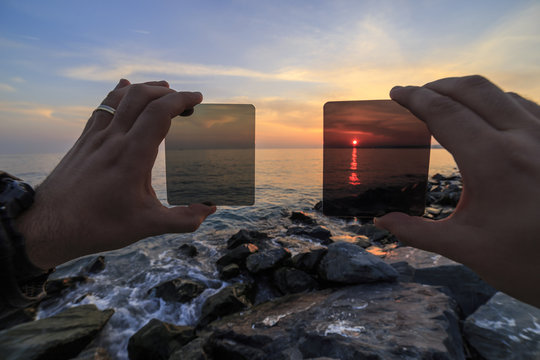 How to nd filter effects the image, reverse light image and very shallow depth of field