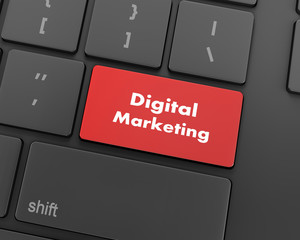 Fototapeta premium Digital Marketing