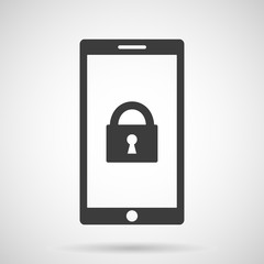 Internet security concept icon. Identification and protection simbol Drawing - stock vector