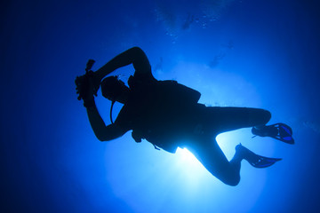 Scuba diving