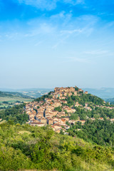 Obraz premium Cordes-sur-Ciel, France from eastern viewpoint