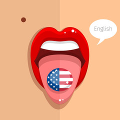 English language concept. 