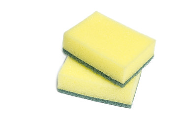 cleaning sheet on white background