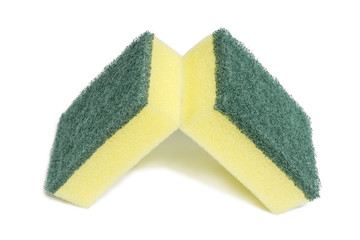 cleaning sheet on white background