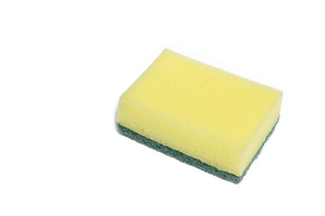 cleaning sheet on white background