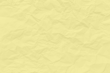 Pastel Yellow Wrinkled Paper Texture Background Wallpaper