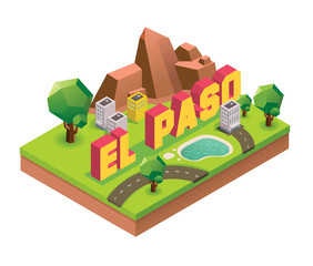 Fototapeta premium El Paso is one of beautiful city to visit