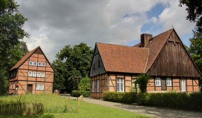 Fototapeta na wymiar maison traditionnelle de l'Allemagne