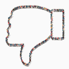 people sign  failure icon