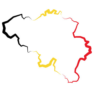 Belgia - mapa