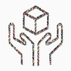 hands  cube creative