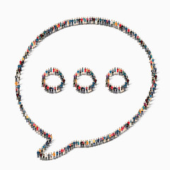 people  bubble chat icon