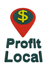 Profit Local GOLDEN concept