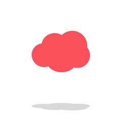 Cloud. Icons. Vector illustration.