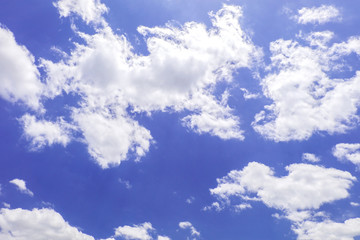 cloud in blue sky