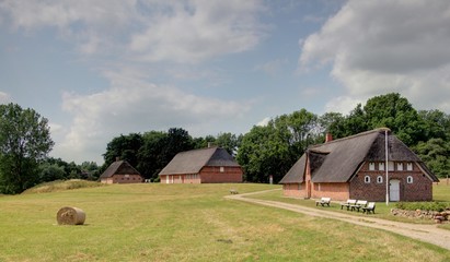 Obraz premium maison traditionnelle de l'Allemagne du nord