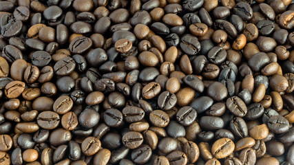 Coffee beans background