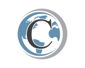 C letter global logo