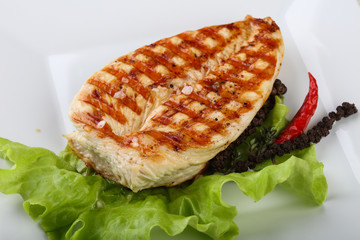 Grilled turkey breast