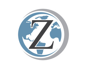 Z letter global logo