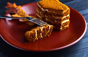  homemade honey cake