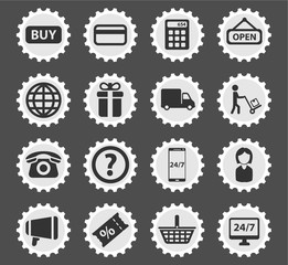 E-commerce simply icons