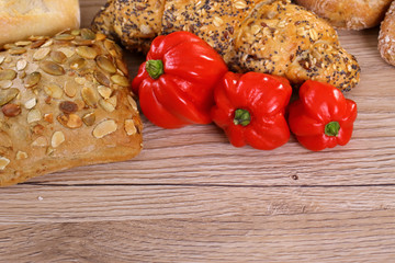 Pieczywo i warzywa