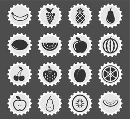 Fruits simply icons