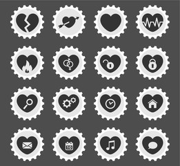 Heart simply icons