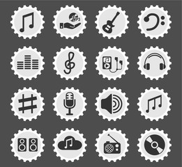 music icon set