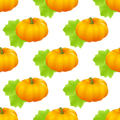 pumpkin seamless isolated