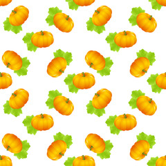 pumpkin seamless isolated