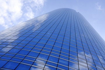 Obraz na płótnie Canvas building gratte-ciel immeuble tour moderne construction immeuble