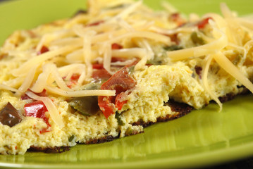 omelet with peppers