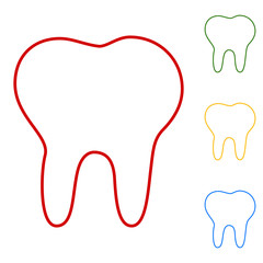 Tooth line Icon