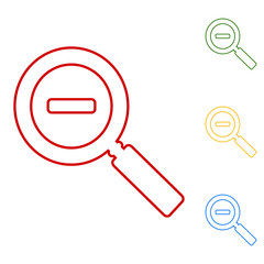 Simple web line icon