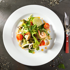 Shrimp and Calamari Salad