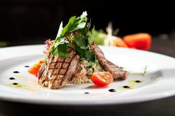 Olivier Salad with Veal