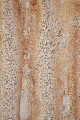 Rusty zinc wall texture