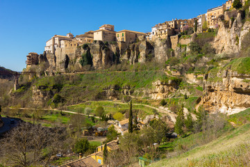 mountains and valleys of the Cuenca region, Spain