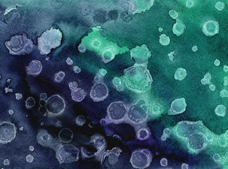 Blue celadon watercolor pattern