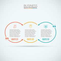 Vector circle infographic.