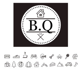 BQ template Logo design for your company.