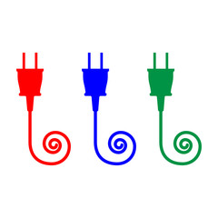 電源プラグのイラスト