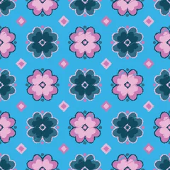Fototapete Ethnic boho seamless pattern. Print. Repeating background. Print. Cloth design, wallpaper. © lazininamarina