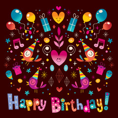 Happy Birthday greeting card