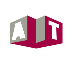 Fototapeta premium AT template Logo design for your company.