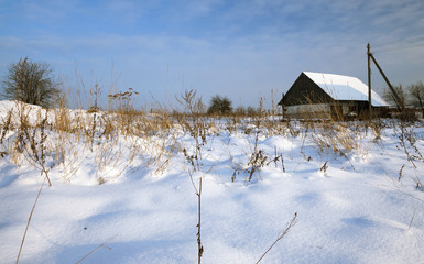 winter season, the snow  